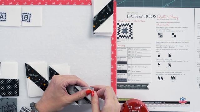 MYSTERY HALLOWEEN QUILT ✴ The Star Block ✴ BEST Halloween Project! Bats & Boos Quilt смотреть онлайн