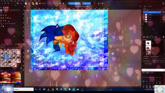 Sonic Love Me Forever Sally Acorn My Only True Love Speedpaint Tutorial??????