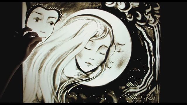 Песочный спектакль Золушка, песочная анимация, Татьяна Петровская смотреть онлайн