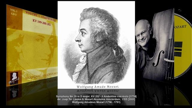 W.A. Mozart - Symphony No.30 in D major K.202 (Akademie Amsterdam, Jaap Ter Linden, 2001) смотреть онлайн