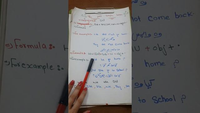 The past simple tense negative and interrogative смотреть онлайн