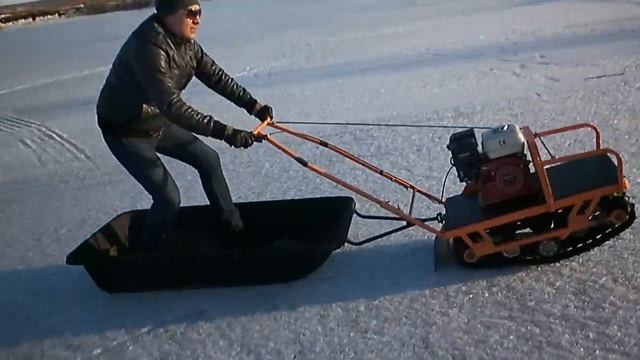 Мини-мото-собака "АЛГА" первый выезд. смотреть онлайн