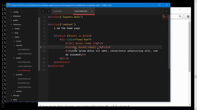 [Laravel Templating with Blade] Lesson 6 Stacks for CSS:JS смотреть онлайн