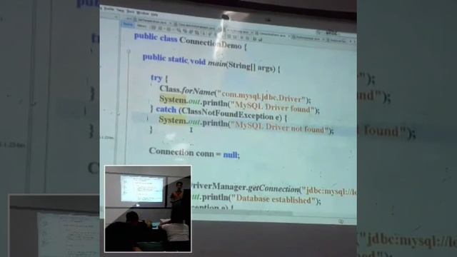 Student Presentation on how to connect Java to mySQL | JDBC Connectivity смотреть онлайн