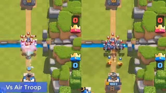 ICE SPIRIT Vs FIRE SPIRITS CLASH ROYALE SUPER CHALLENGE смотреть онлайн