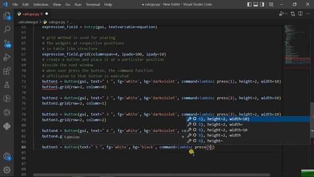 How to create a Calculator GUI(graphic user interface) using python Tkinter framework. смотреть онлайн