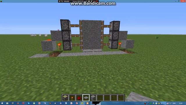 Как построить поршневую дверь в minecraft 1.5.2 смотреть онлайн