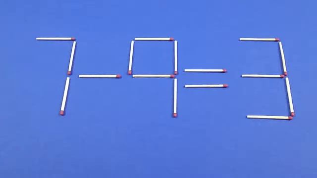 Головоломки со cпичками 134. Удалите 2 спички, чтобы исправить уравнение смотреть онлайн