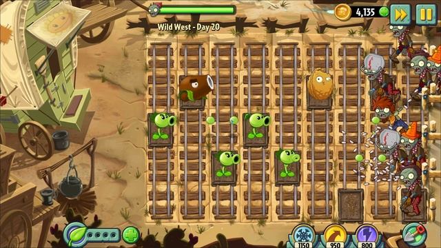 Plants vs. Zombies 2 #11 ПРОЩАЙ ДИКИЙ ЗАПАД ? смотреть онлайн