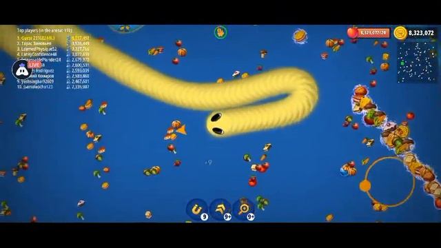 ?Worms Zone World Record Top Biggest Slither Snake Hungry Snake Challenge ? #live #gaming смотреть онлайн