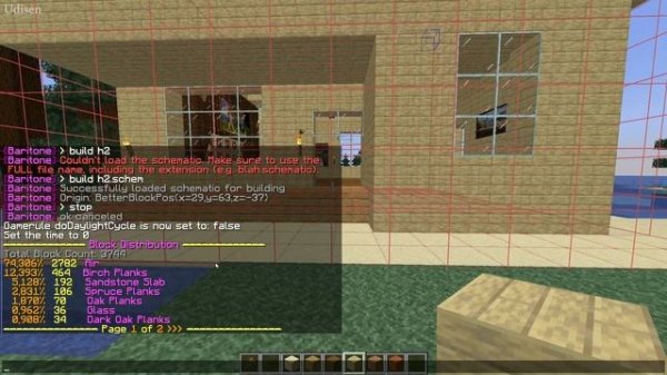 Minecraft 1.20.1 How to Auto Build Minecraft Schematics using Baritone and WorldEdit (2023)