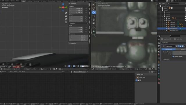Modeling FnaF(Map-3/Level-2) in Blender 3D.Part 2. смотреть онлайн