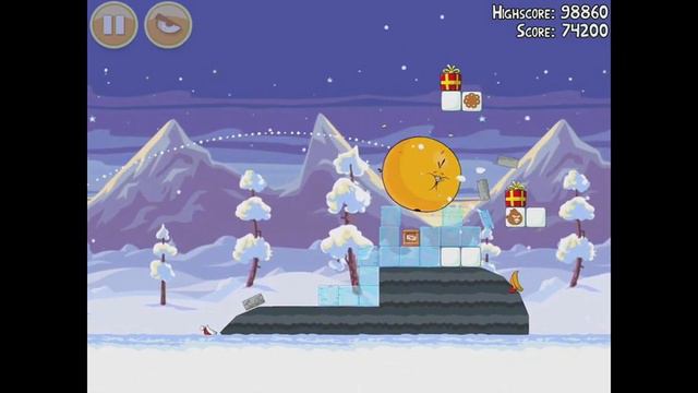 Angry Birds Seasons Wreck the Halls 1-11 Walkthrough Christmas 2012 3 Star смотреть онлайн
