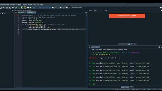 Python GUI Tutorial : Creating a 9x9 2D Grid with Buttons in Tkinter || Python Tutorial смотреть онлайн