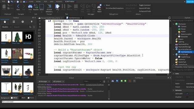 Roblox Raycast Tutorial: How To Make Floating Pickups Over Uneven Terrain смотреть онлайн