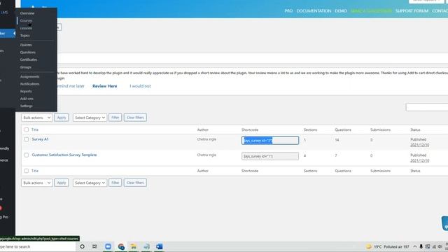 How To Create A Survey (For Learndash Course Review) In Wordpress смотреть онлайн