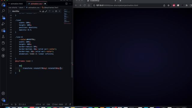 CSS Atom Animation Effects | CSS Animation And Effects смотреть онлайн