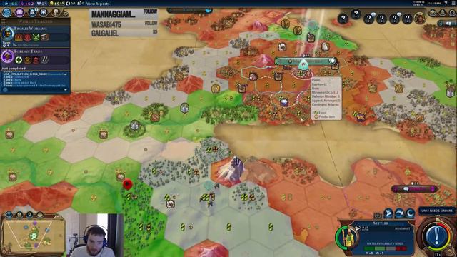 Civ 6 Game 29: Aztec (6FFA) Part 1 смотреть онлайн