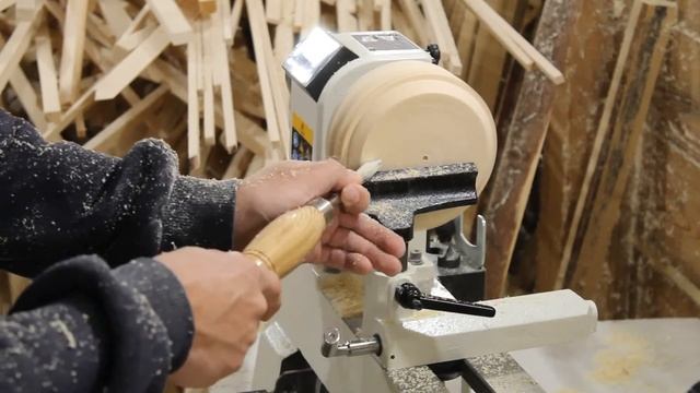 Первая токарная работа на новом станке/Необычный подсвечник смотреть онлайн