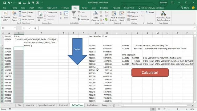 Excel - Faster VLOOKUP - Episode 2031 смотреть онлайн