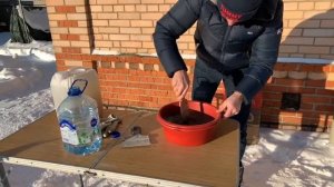 Противоморозная добавка в раствор