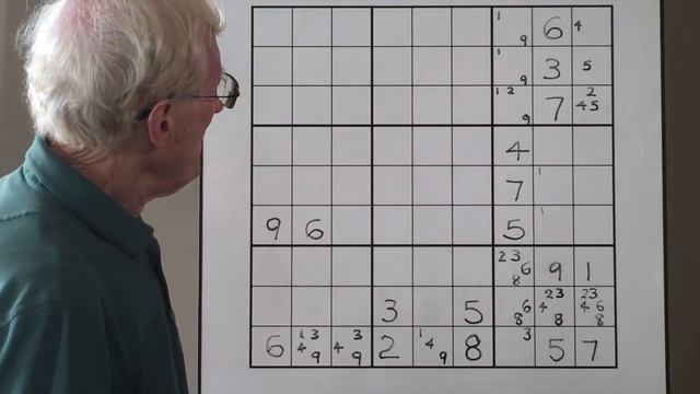 Sudoku Tutorial #31 How to avoid putting too many small numbers in each cell. смотреть онлайн