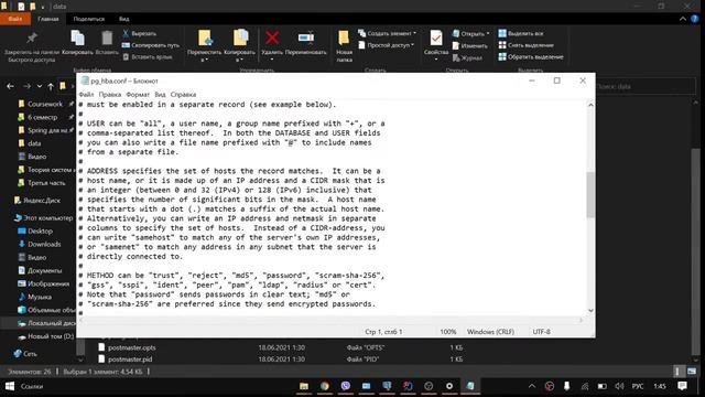 Тип аутентификации 10 файл pg_hba.conf / The authentication type 10 is not supported. Postgres sql смотреть онлайн