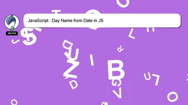 JavaScript : Day Name from Date in JS смотреть онлайн