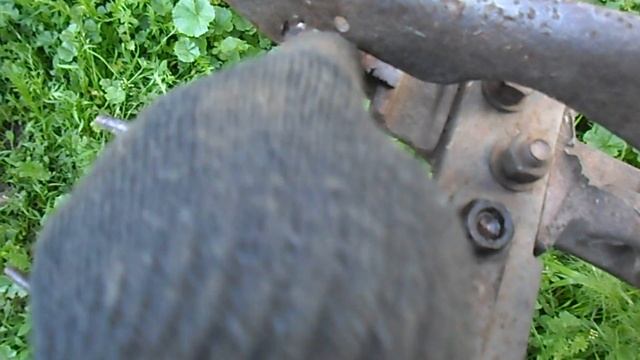 Косилка КС 2,1 Устранение обрыва пятки ножа смотреть онлайн