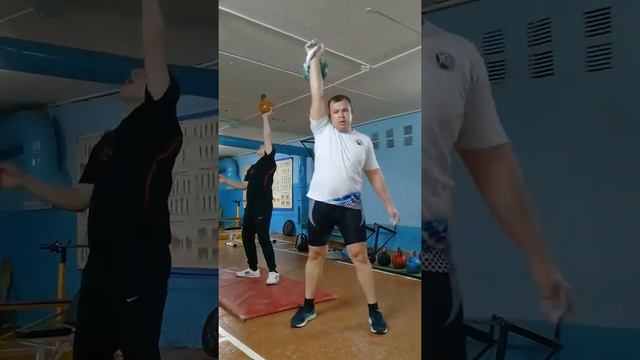 Рывок гири 22 кг. 10 минут 284 раз. МСМК Республики Беларусь Дорошко Серёга. смотреть онлайн