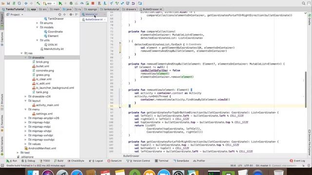 Пишем игру на Kotlin(Котлин) - Клон Танков: 10 урок. Пули пролетают над травой и разбиваются о бето смотреть онлайн