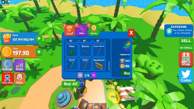 НУБ против ПРО против ЧИТЕРА против БОГА ТОЛСТЯКА в Eating Simulator Roblox смотреть онлайн