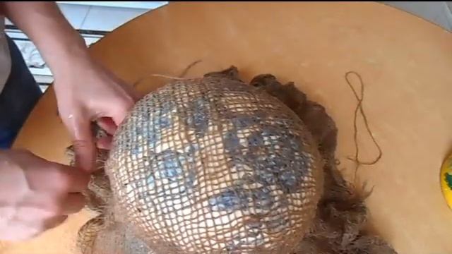 Как сделать шляпку из мешковины смотреть онлайн