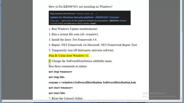 Fix KB5007651 not installing on Windows 11 смотреть онлайн
