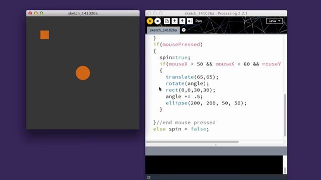 Processing: Push and Pop matrix смотреть онлайн