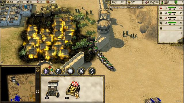 Stronghold Crusader II Multiplayer FFA With Beginners