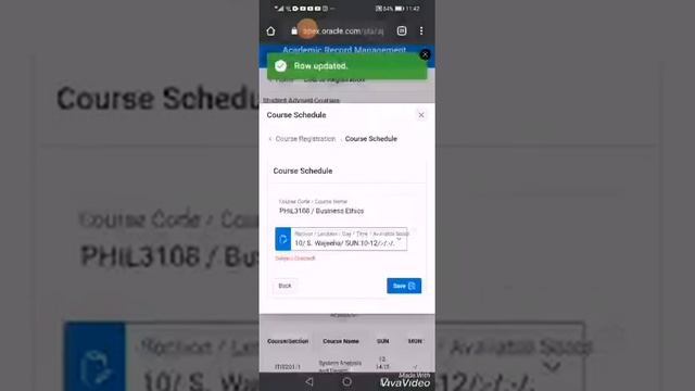 Oracle Apex Student Timetable Registration Mobile Web App смотреть онлайн