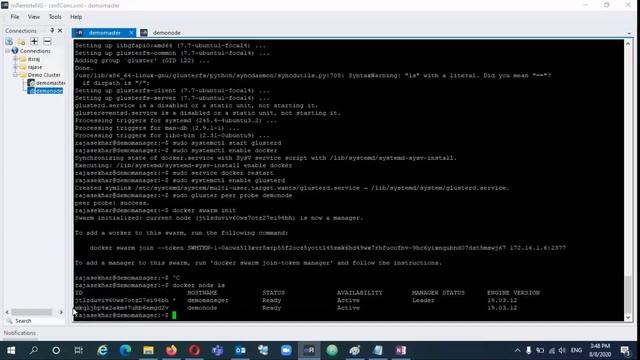 Install GlusterFS as Replicated Storage Volume in Docker Swarm Cluster - Part 2 смотреть онлайн