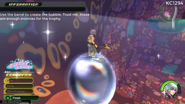 Kingdom Hearts HD Dream Drop Distance: Bubble Burster Trophy Guide (PS4) смотреть онлайн