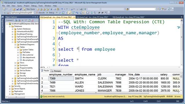 SQL With - How to Use the With (CTE) Statement in SQL Server - Quick Tips Ep35 смотреть онлайн