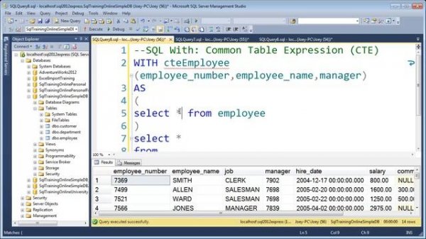 SQL With - How to Use the With (CTE) Statement in SQL Server - Quick Tips Ep35