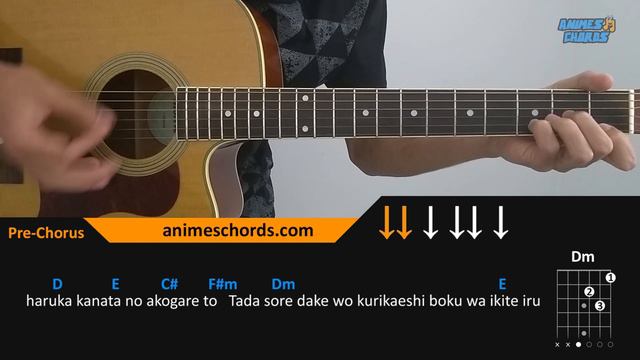 Naruto ED - Nakushita Kotoba | Acoustic Guitar Lesson [Tutorial + TAB + CHORDS] смотреть онлайн
