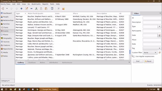 Gramps Tutorial #3: Program Overview v 5.1 смотреть онлайн