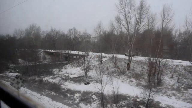 Электропоезд ЭД9М-0030. Покатушки от Развилки до Присягино. смотреть онлайн