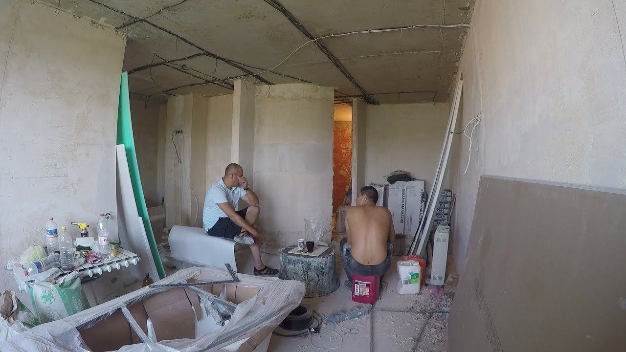 Ремонт кв по халяве.Зашел в гости на объект к давнему товарищу.Посмотрел новый объект. смотреть онлайн