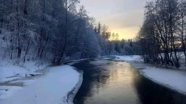 природа Ленинградской области зимой, красота! река Оредеж, Рождествено! гуляем! заходите! смотреть онлайн