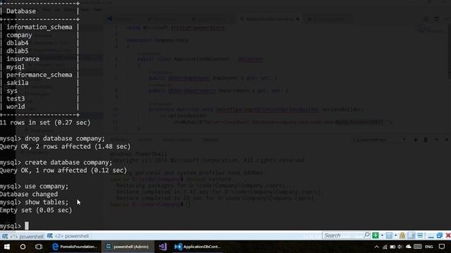 CONNECTING MYSQL DATABASE TO A .NET CORE PROJECT WITH POMELO смотреть онлайн