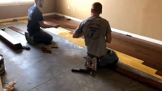 Installation of Gluedown bamboo flooring and FAVORITE tips for a better install смотреть онлайн