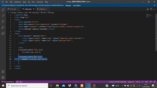 Membuat Laporan PDF Dengan PHP Dan MYSQL смотреть онлайн