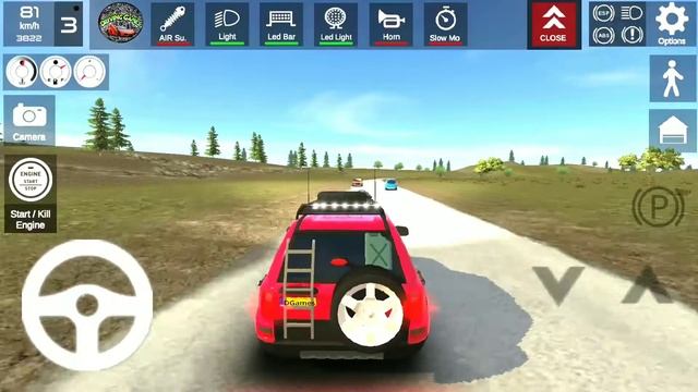 Real Off Road 4x4 Simulator #1 - Red Jeep Driving - Android Gameplay - Car Games смотреть онлайн